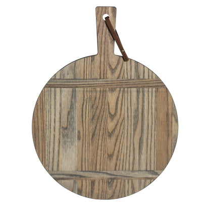 Ash Round Serving Board-18 1/2" x 14 1/2"