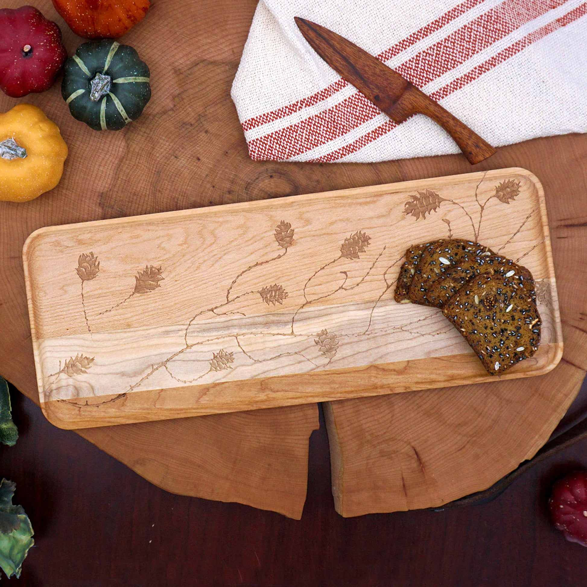 Laura Zindel Maple Appetizer Tray - More designs available