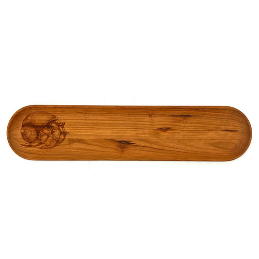 Laura Zindel Cherry Appetizer Tray 20"- Hermit Crab