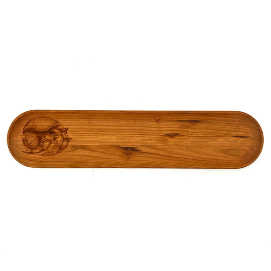 Laura Zindel Cherry Appetizer Tray 20"- Hermit Crab