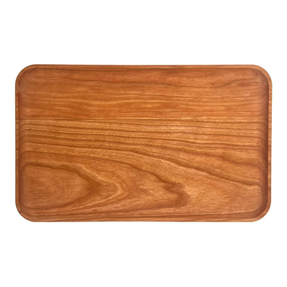 Cherry, 9" x 5.5", appetizer plate on a white background.