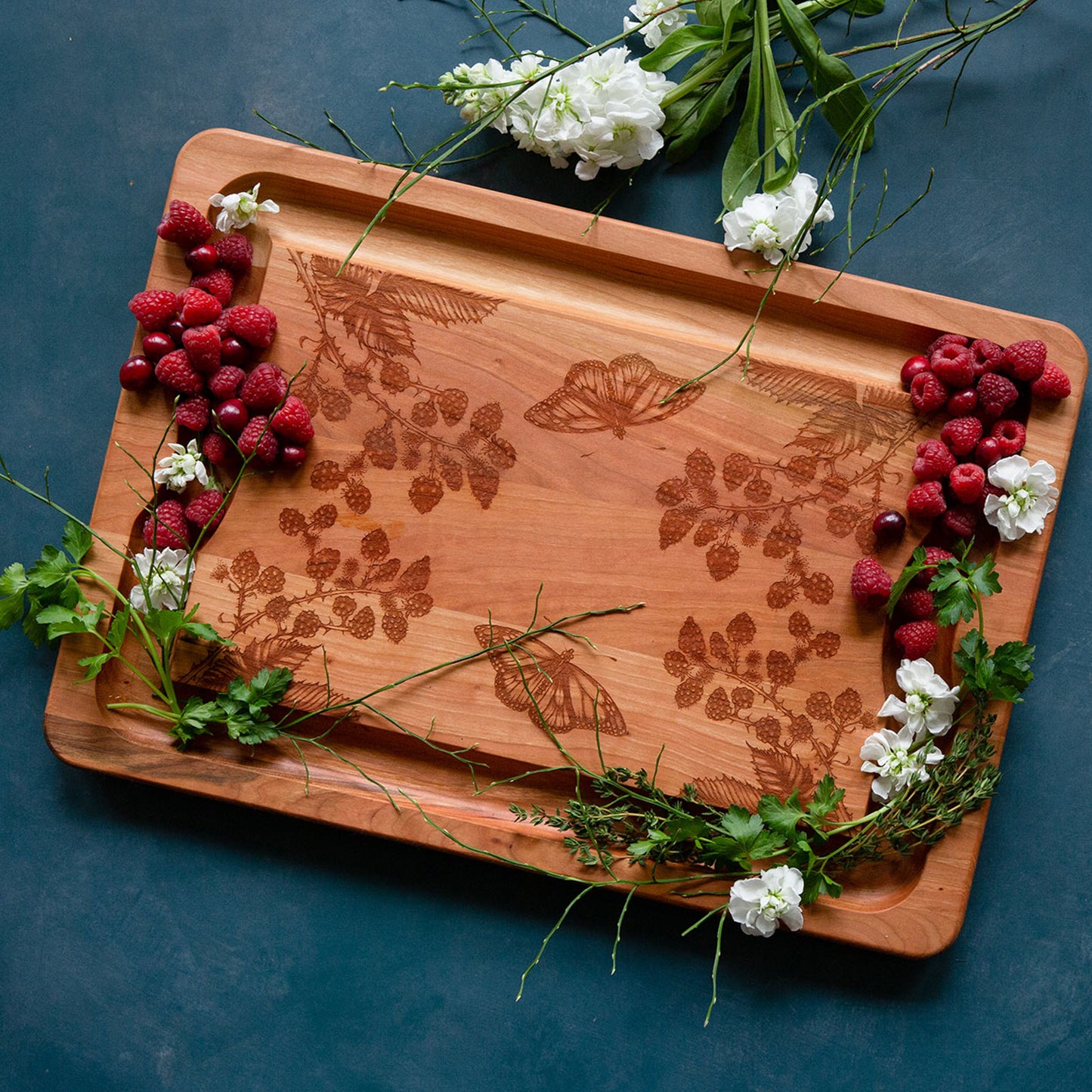 Laura Zindel Cherry BBQ Board - More designs available