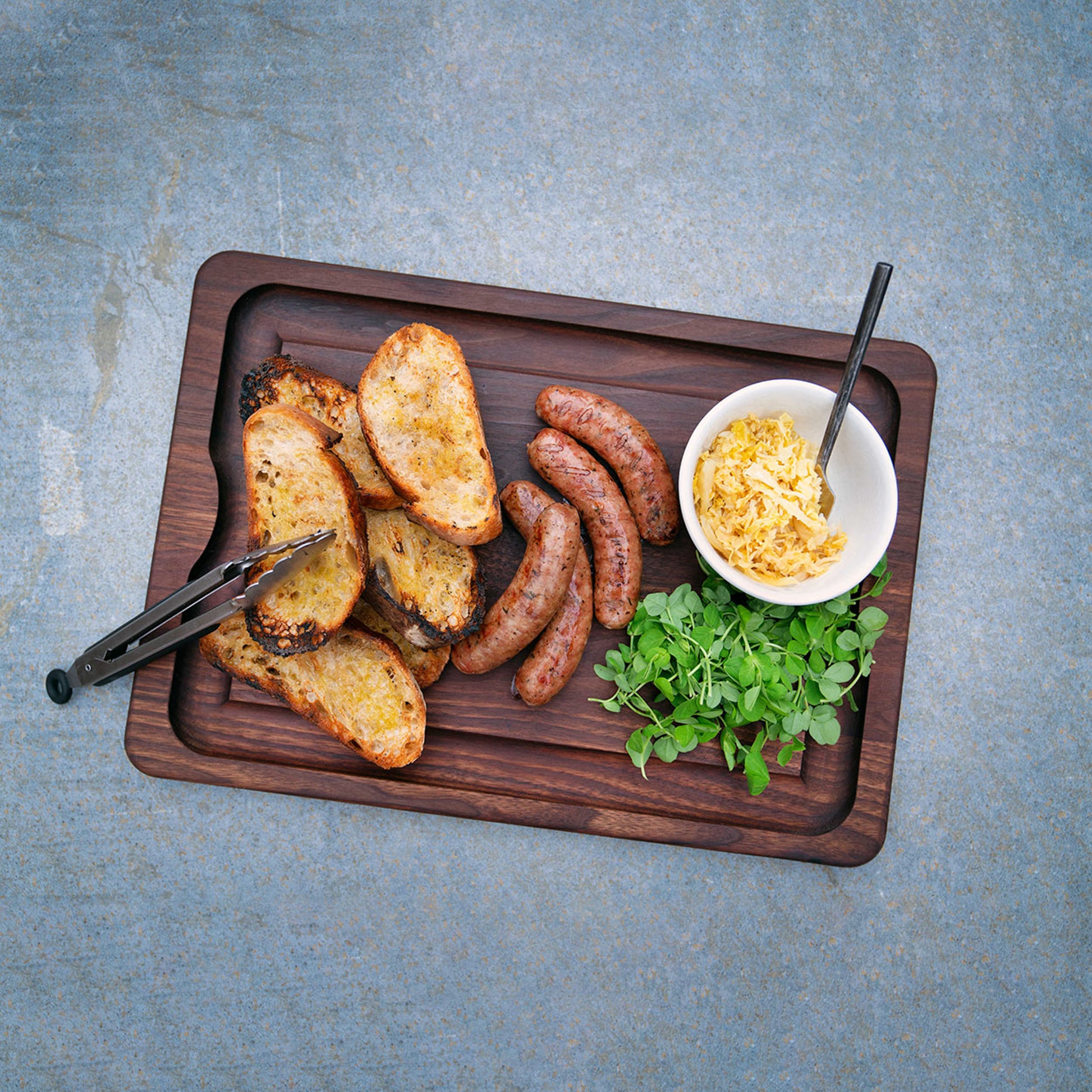 Custom Large Cutting Board. Excellent for BBQ. 20x32 Walnut