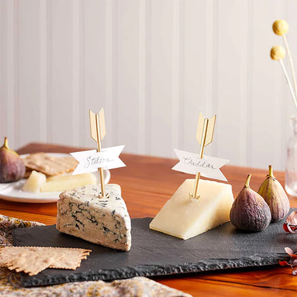 Brass Arrow Cheese Markers