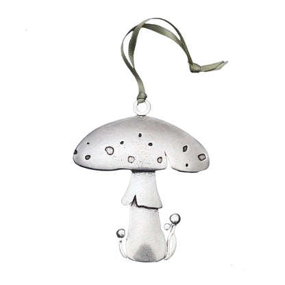 Pewter Ornament Mushroom