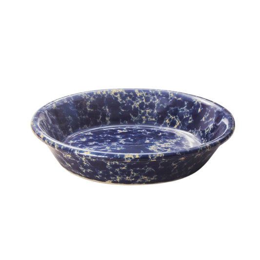 Bennington Potters Basic Pie Plate-Blue Agate