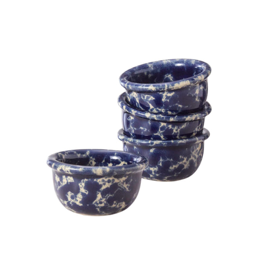 Bennington Potters Butter Crock-Blue Agate