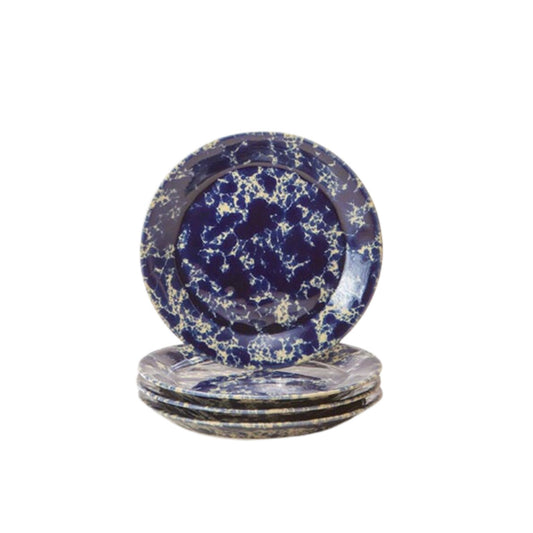 Bennington Potters Classic Dessert Plate-Blue Agate