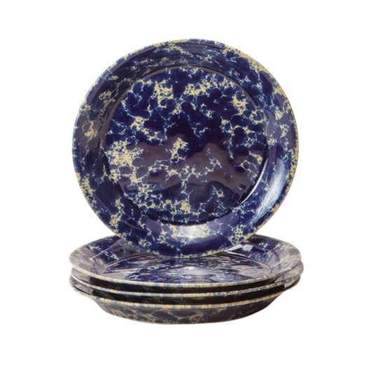 Bennington Potters Classic Lunch Plate-Blue Agate