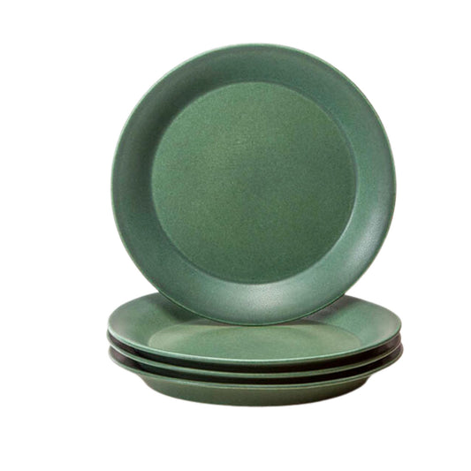 Bennington Potters Classic Lunch Plate-Elements Green