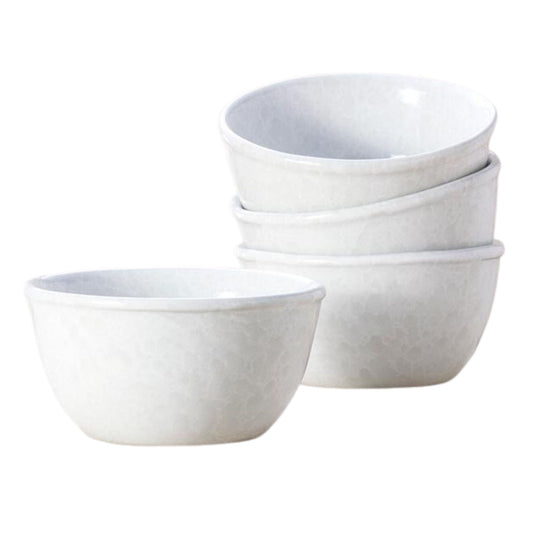 Bennington Potters Medium Basic Bowl-White on White