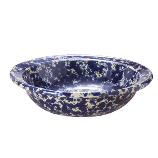 Bennington Potters Rimmed Serving Bowl-Blue Agate