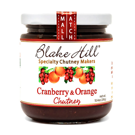 Jar of Blake Hill Cranberry & Orange Chutney on a white background