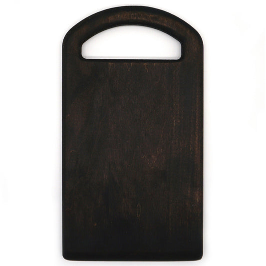 Ebonized Cherry Serving Board with Oval Handle-11" x 6"