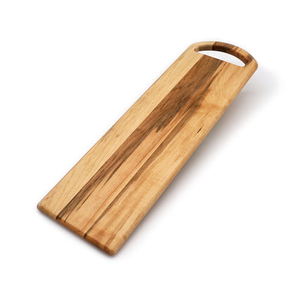 Maple Serving Board with Oval Handle-20" x 6"