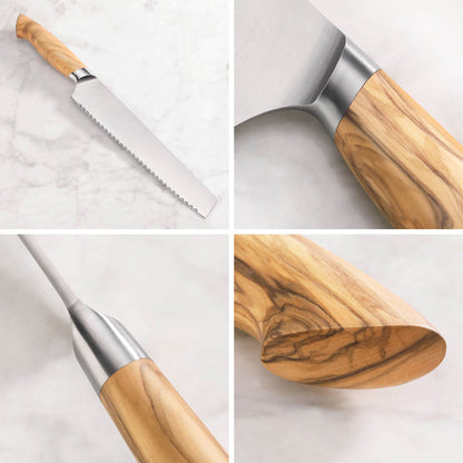 Cangshan 8" Bread Knife-Oliv