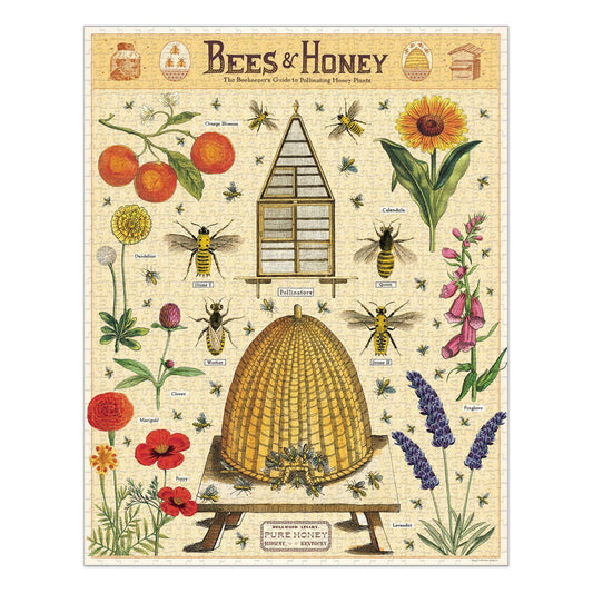 Cavallini 1,000 Piece Puzzle Bees & Honey