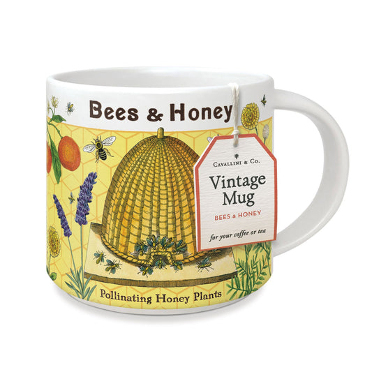 Cavallini Vintage Mug-Bees & Honey