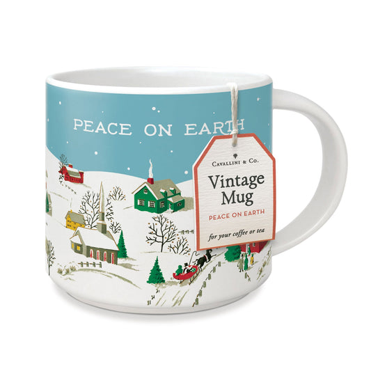 Cavallini Vintage Mug Peace on Earth