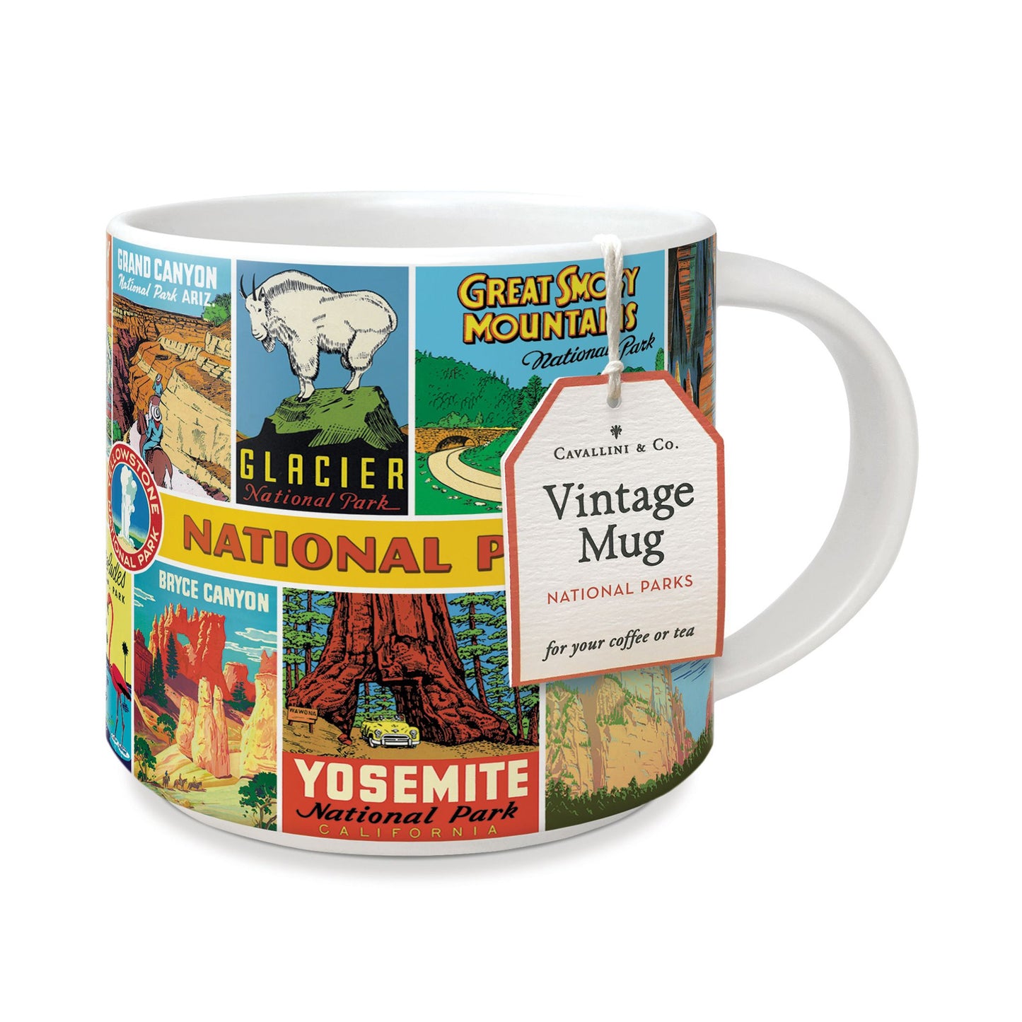 Cavallini Vintage Mug National Parks