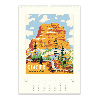 Cavallini Wall Calendar-National Parks 2026