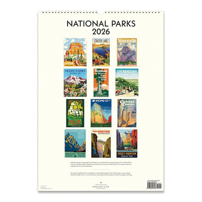Cavallini Wall Calendar-National Parks 2026