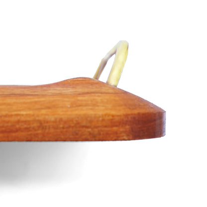 Cherry Serving Board with Brass Handles-15" x 10"