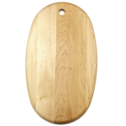 Classic Maple Oval Serving Board-14" x 8 1/2"