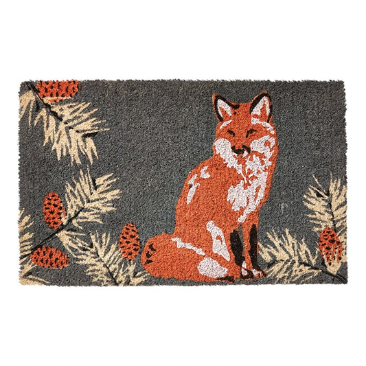 Fox & Pinecone Doormat