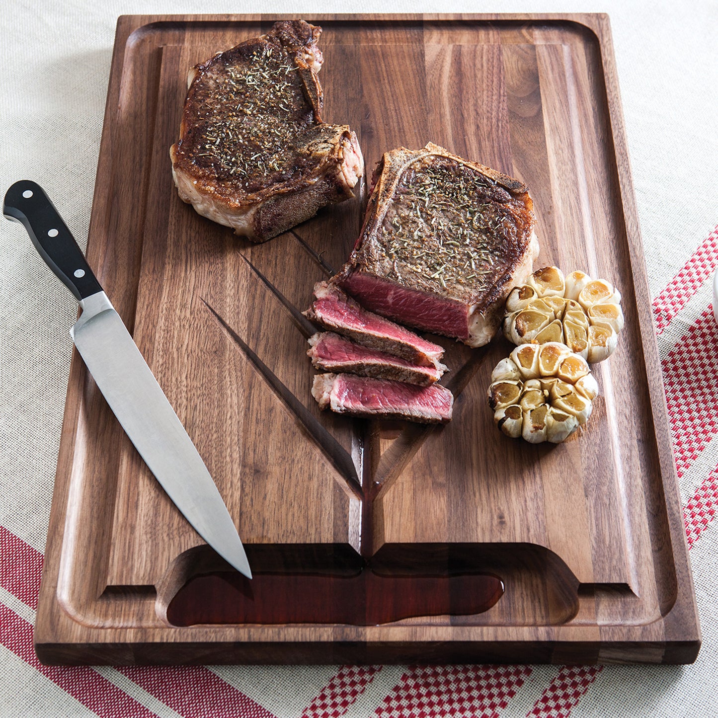 Walnut Rectangle Carving Board-20" x 14"