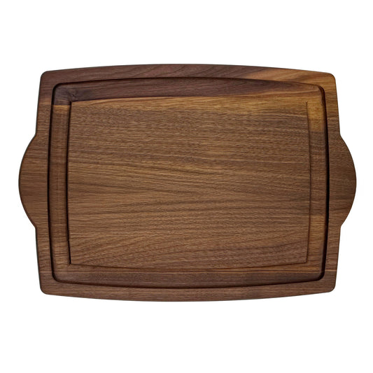 Walnut Carving Board with Handles-20" x 14"