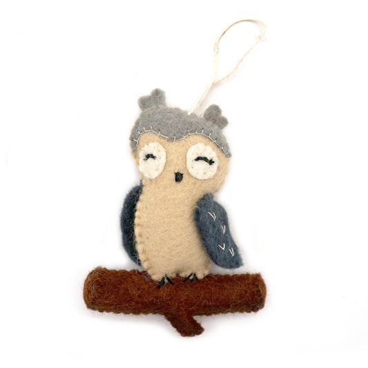 Felt Ornament Owl