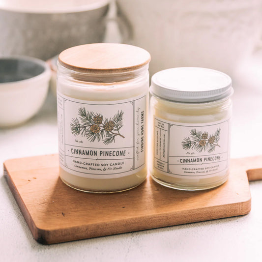 Cinnamon Pinecone Soy Candle
