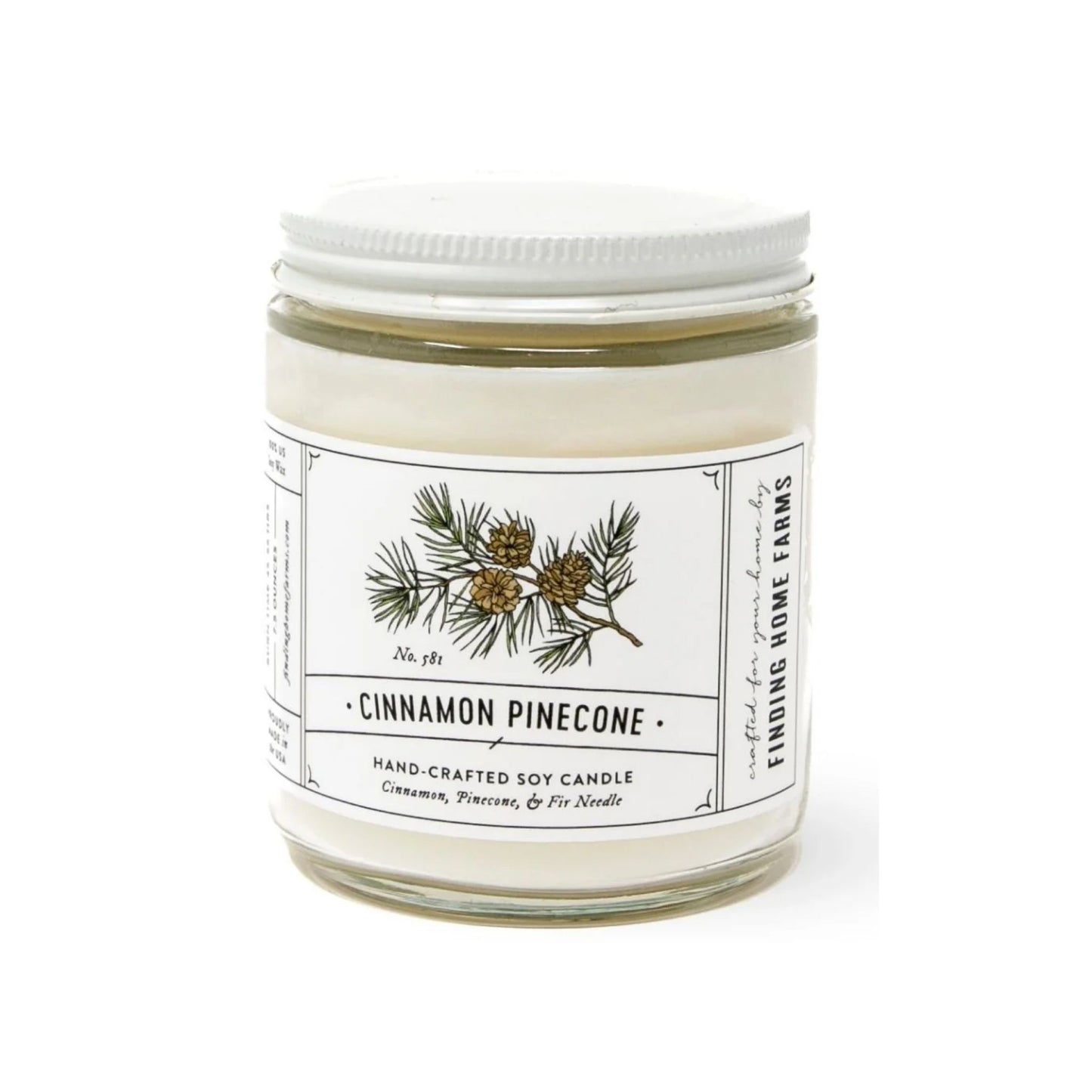 Cinnamon Pinecone Soy Candle