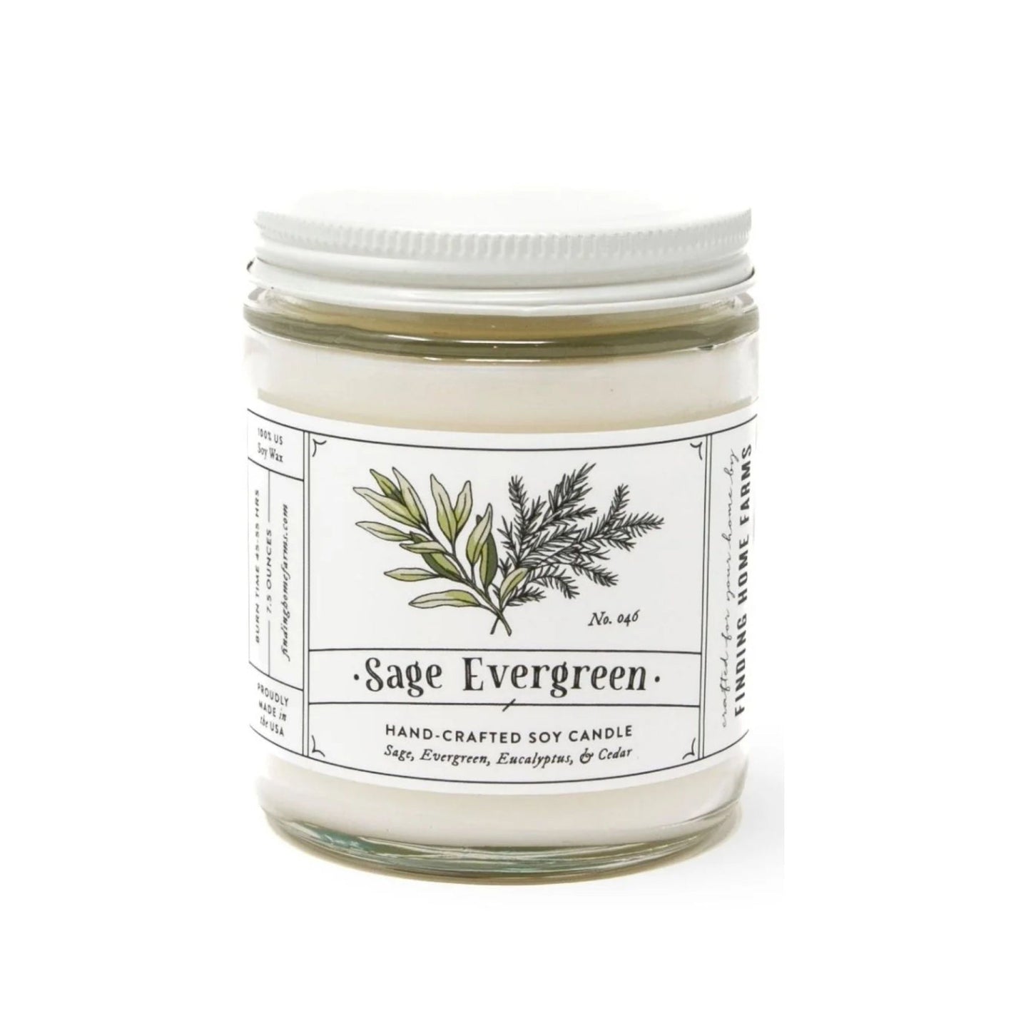 Sage & Evergreen Soy Candle