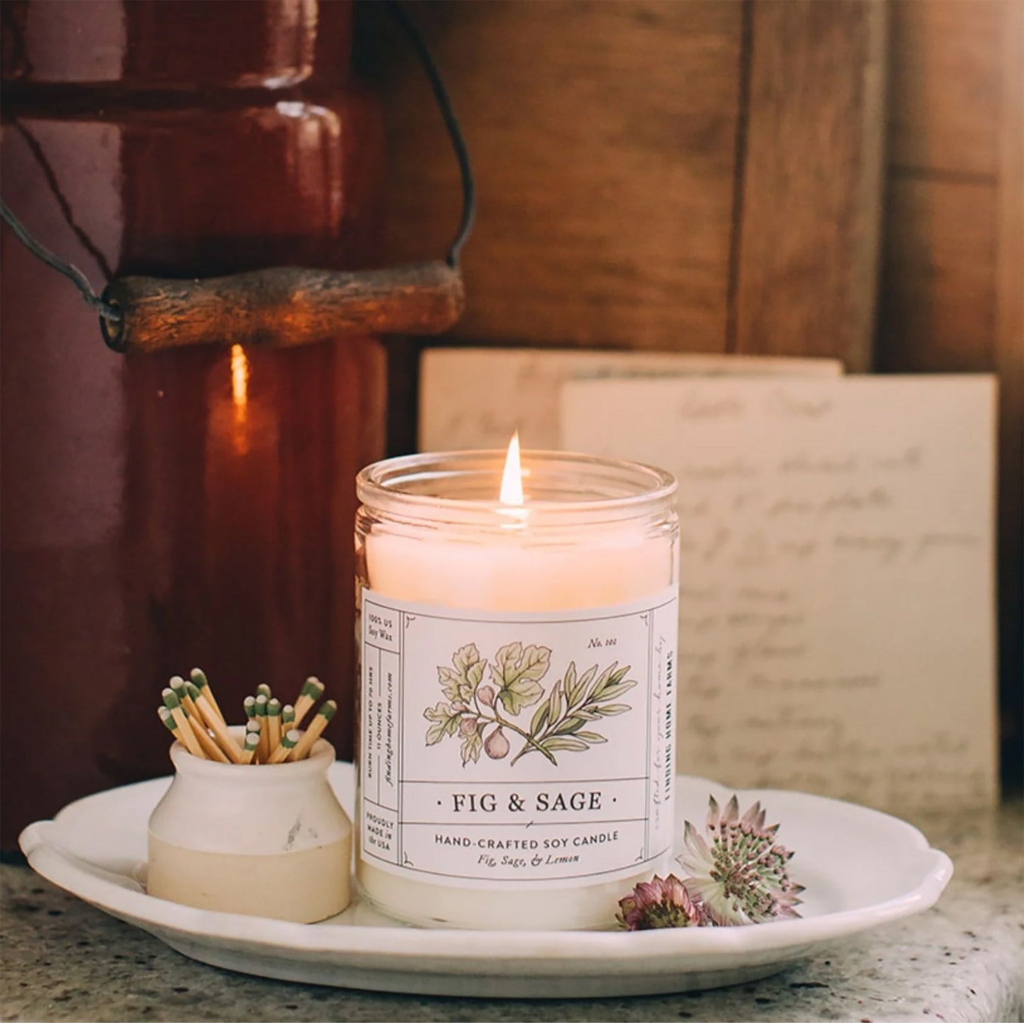 Fig & Sage Soy Candle