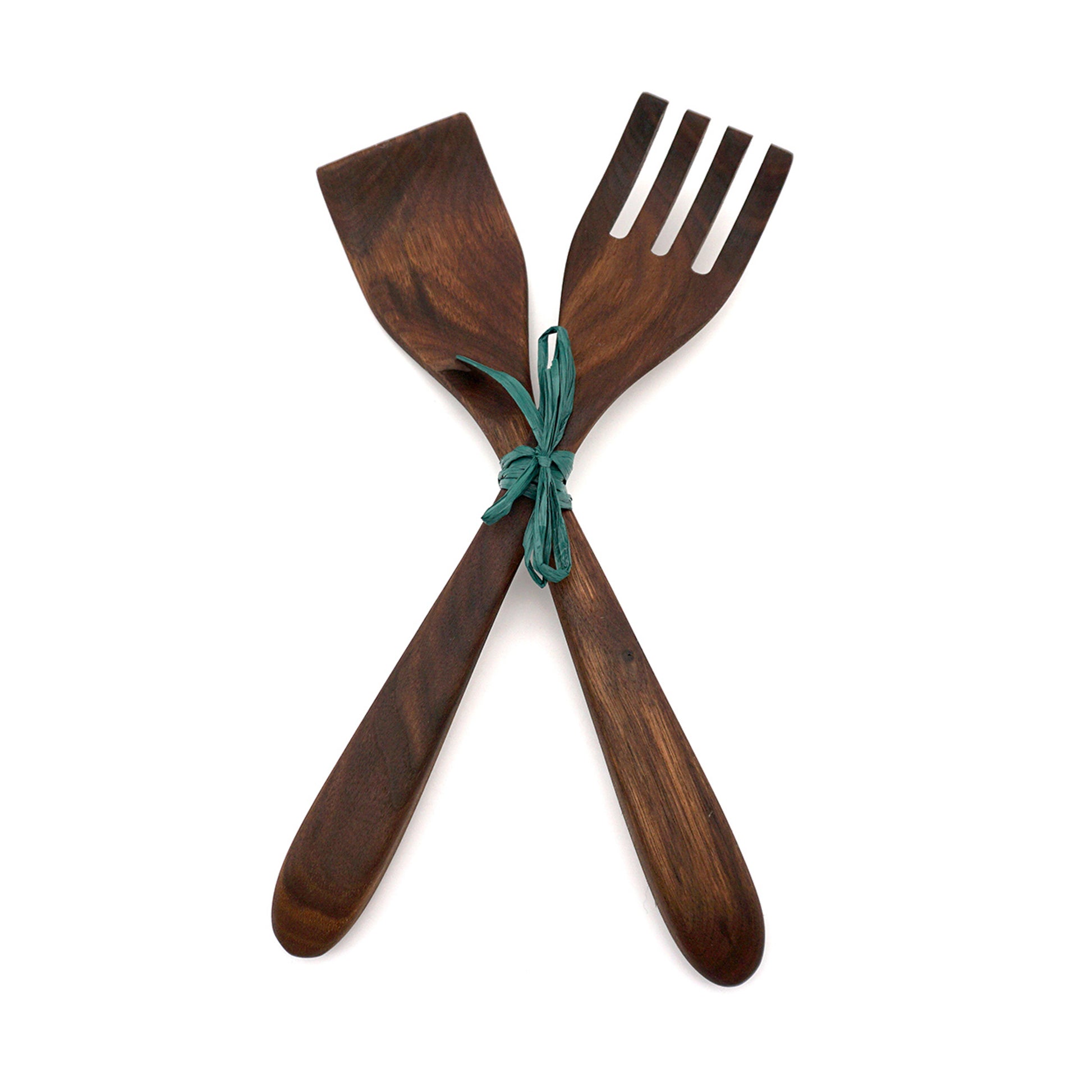 Walnut Salad Servers