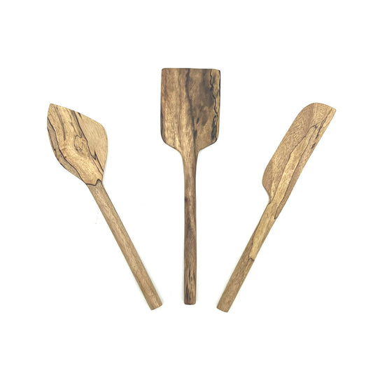 Exotic Pixi Wooden Cheese Knives-Set of 3