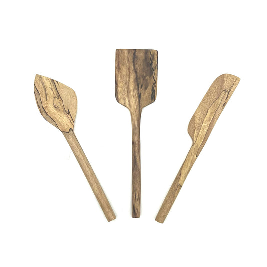 Exotic Pixi Wooden Cheese Knives-Set of 3
