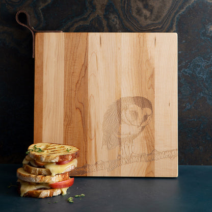 Laura Zindel Maple Square Serving Board - More designs available
