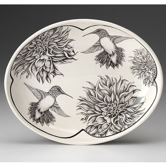 Laura Zindel Small Serving Dish - Hummingbird #1