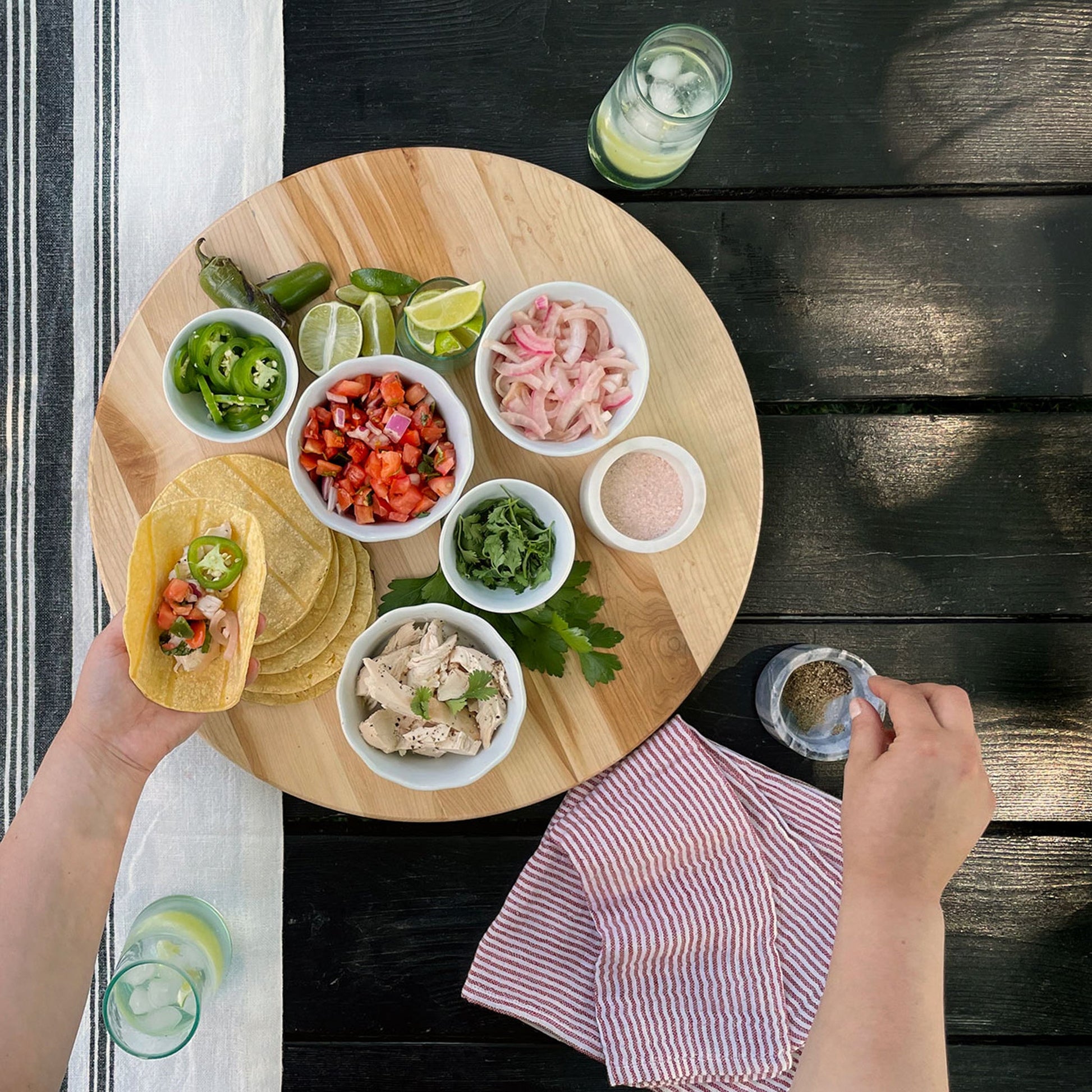 Maple Lazy Susan-18"