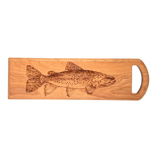 Laura Zindel Cherry Bread Board- Brown Trout