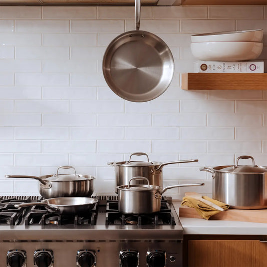 MADE IN 10 Piece Stainless Clad Cookware Set