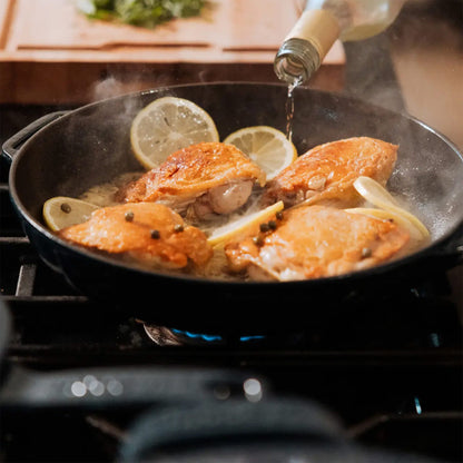 MADE IN Enameled Cast Iron 11.5'' Skillet - Blue