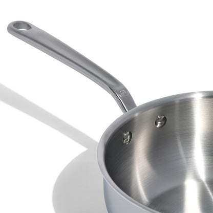 MADE IN Stainless Clad 3 qt. Saucier with Lid
