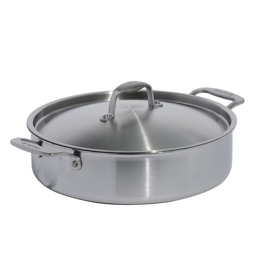 MADE IN Stainless Clad 6 qt. Rondeau with Lid