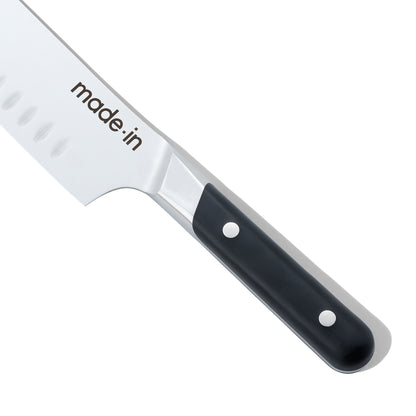 MADE IN  7" Santoku Knife-Truffle Black