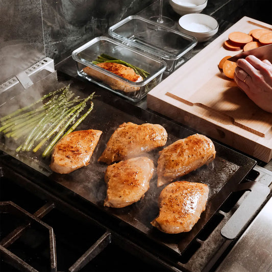 MADE IN Carbon Steel Griddle (Seasoned)
