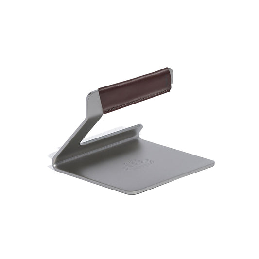 MADE IN Grill Press with Leather Handle Cover